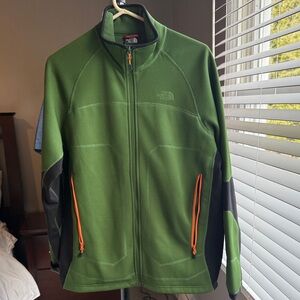 The North Face Men's Olive and Black Performance Jacket